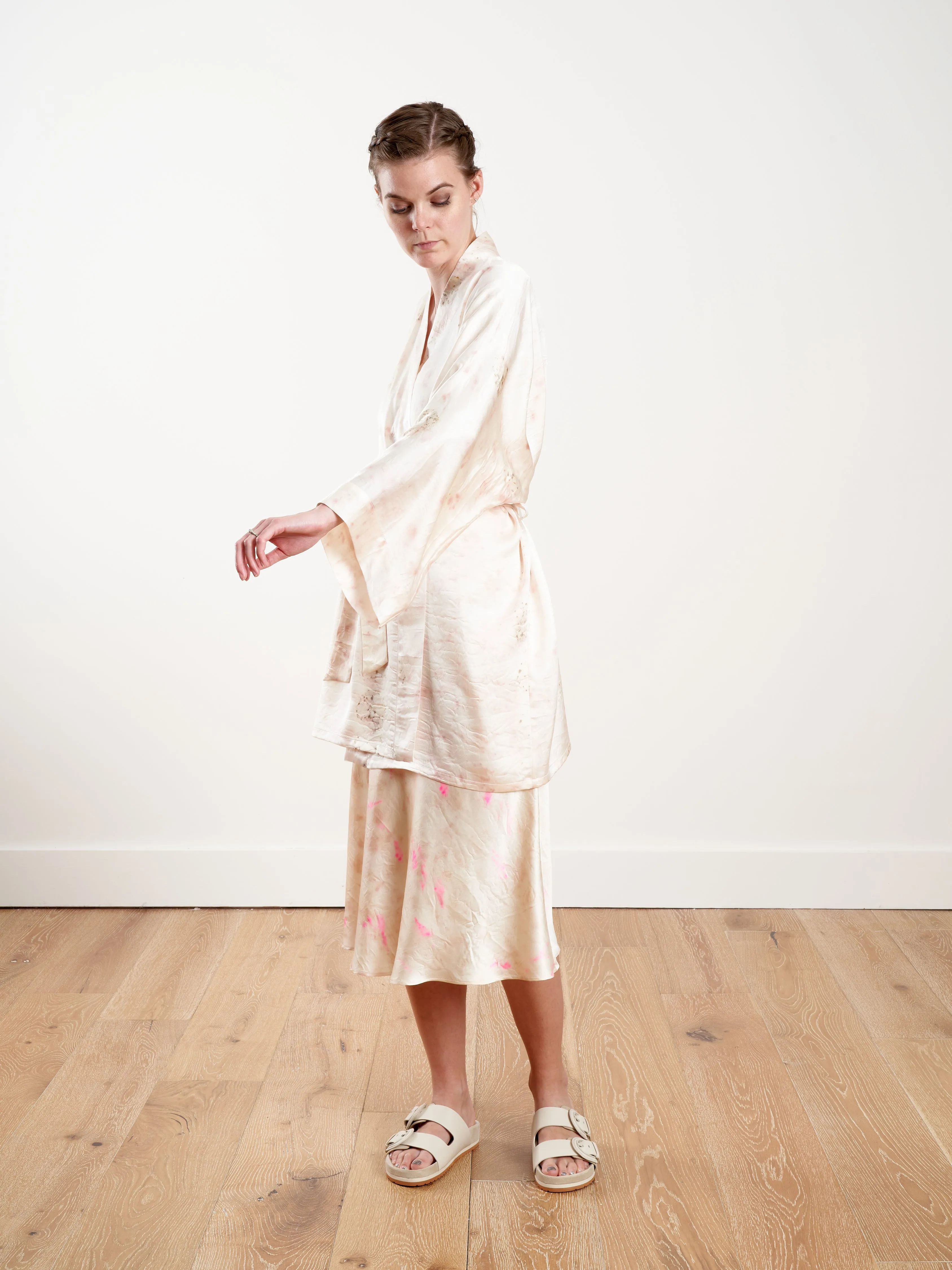 half kimono - carnation rose