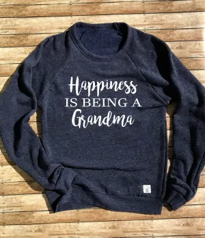 Happiness Is Being a GrandmaCrew Neck Sweatshirt