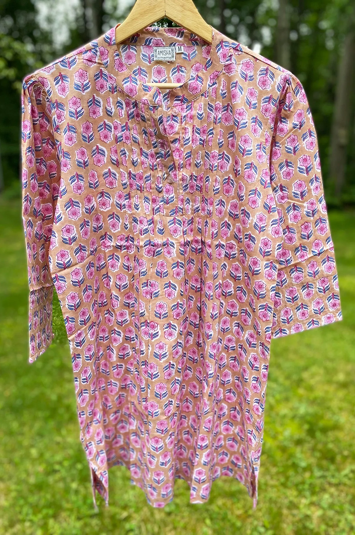 Haveli Tunic Dress | Clay