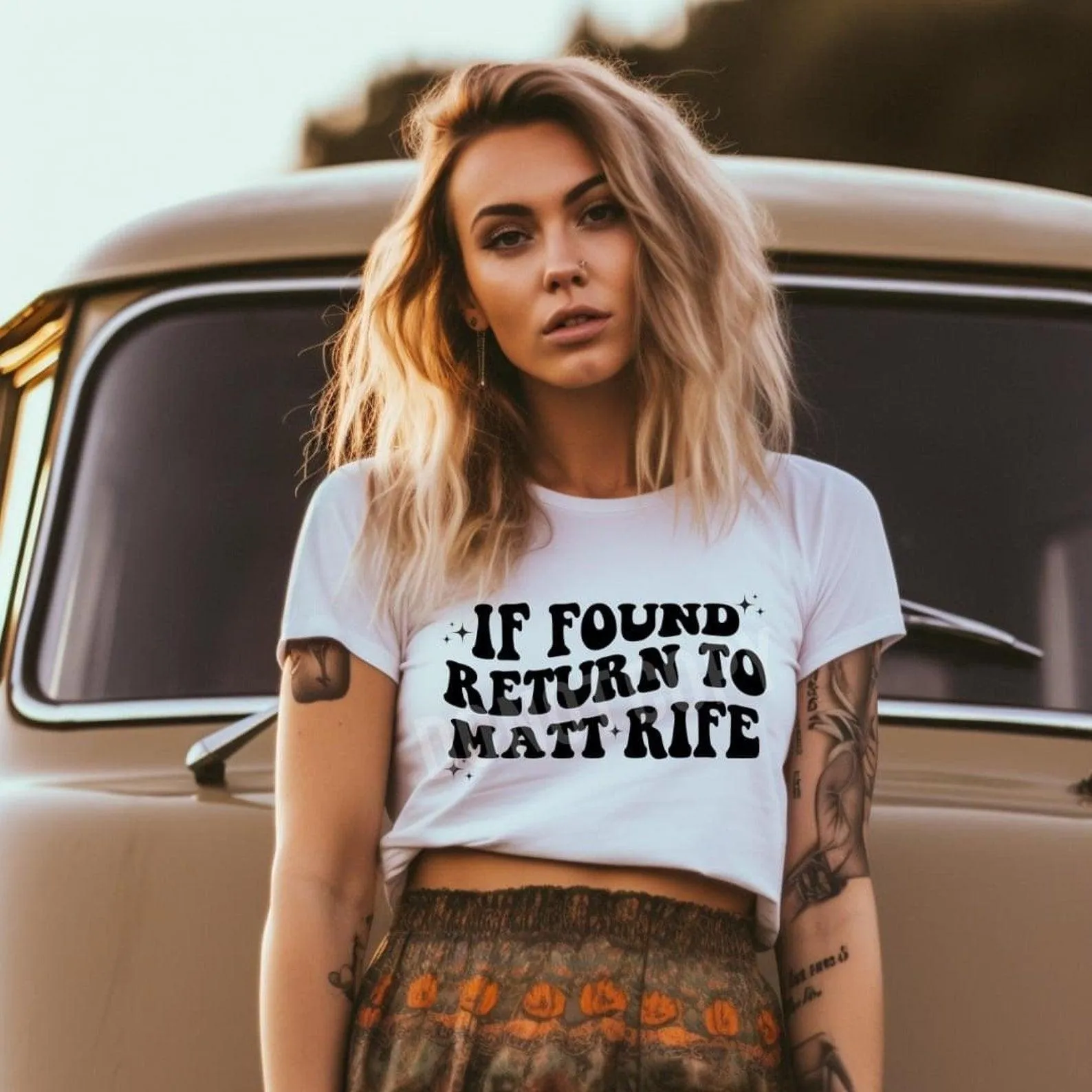 Hazel Blues® |  If Found Graphic Tee