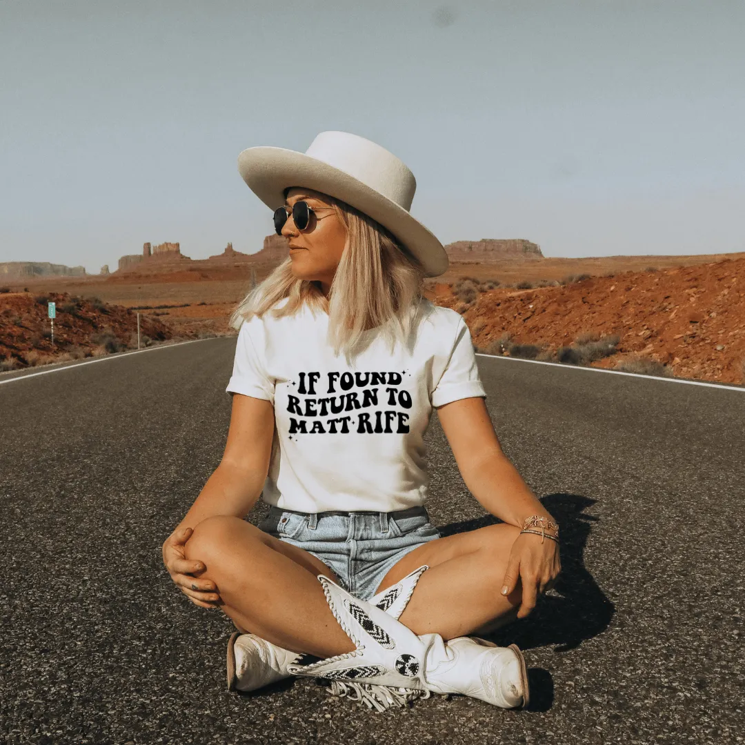 Hazel Blues® |  If Found Graphic Tee