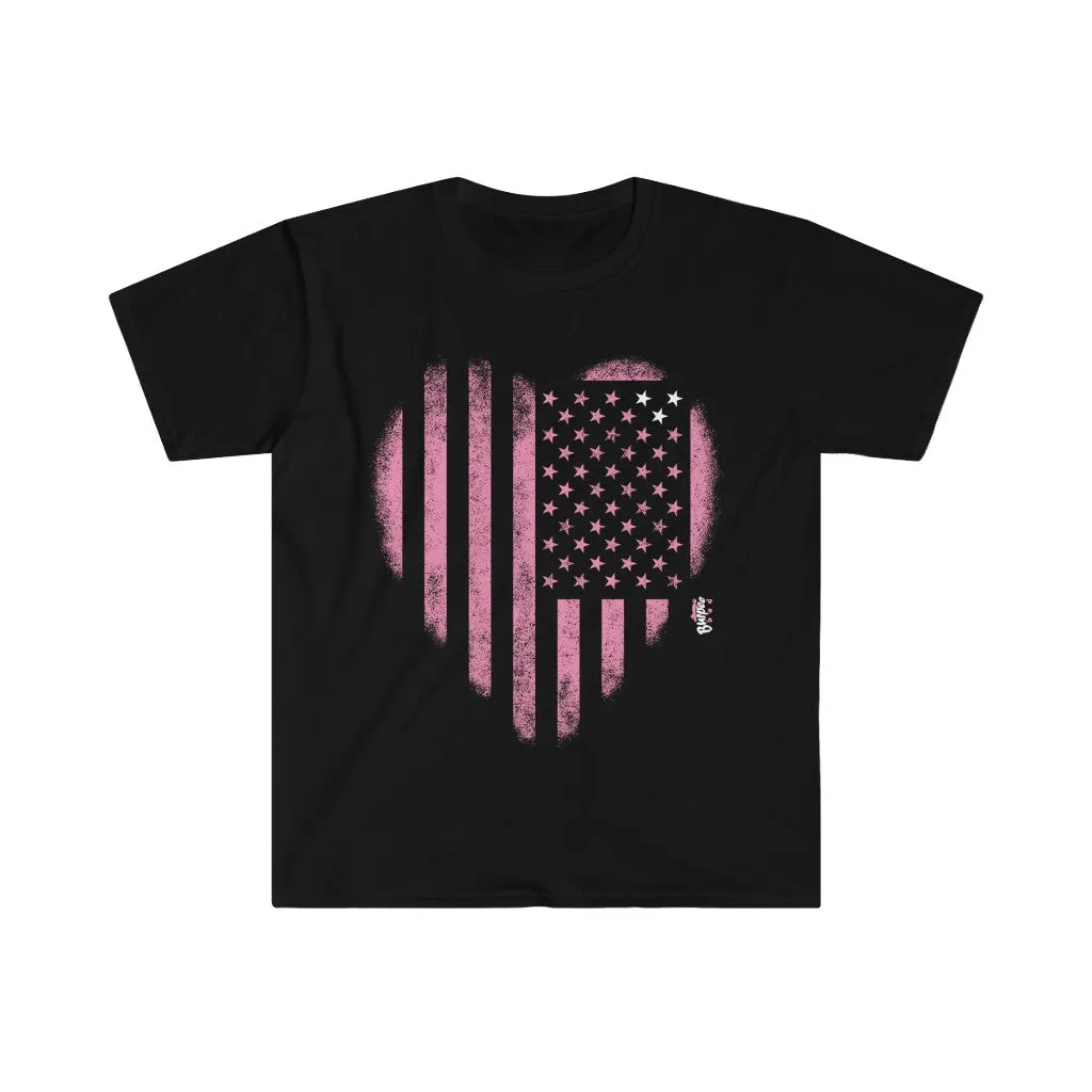 Heart My American Flag - Men's Fitted Workout T Shirt