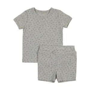 Heathered Floral Wrap Set