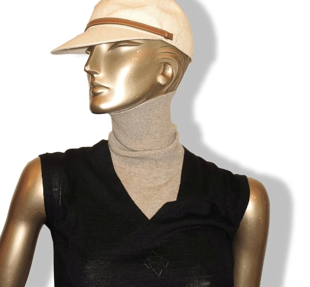 HERMES JUMPING Unisex 100% Cashmere 2 Turtlenecks & Polo Neck, New!