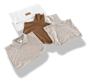 HERMES JUMPING Unisex 100% Cashmere 2 Turtlenecks & Polo Neck, New!