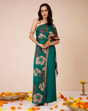 Hibiscus One Shoulder Set