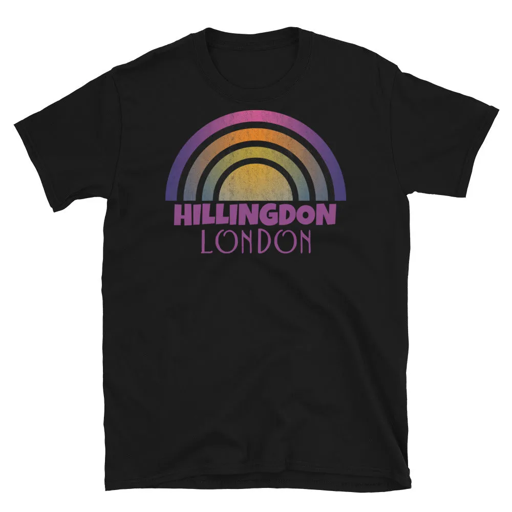 Hillingdon London Retrowave Graphic T-Shirt