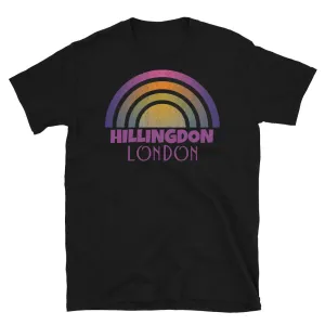Hillingdon London Retrowave Graphic T-Shirt