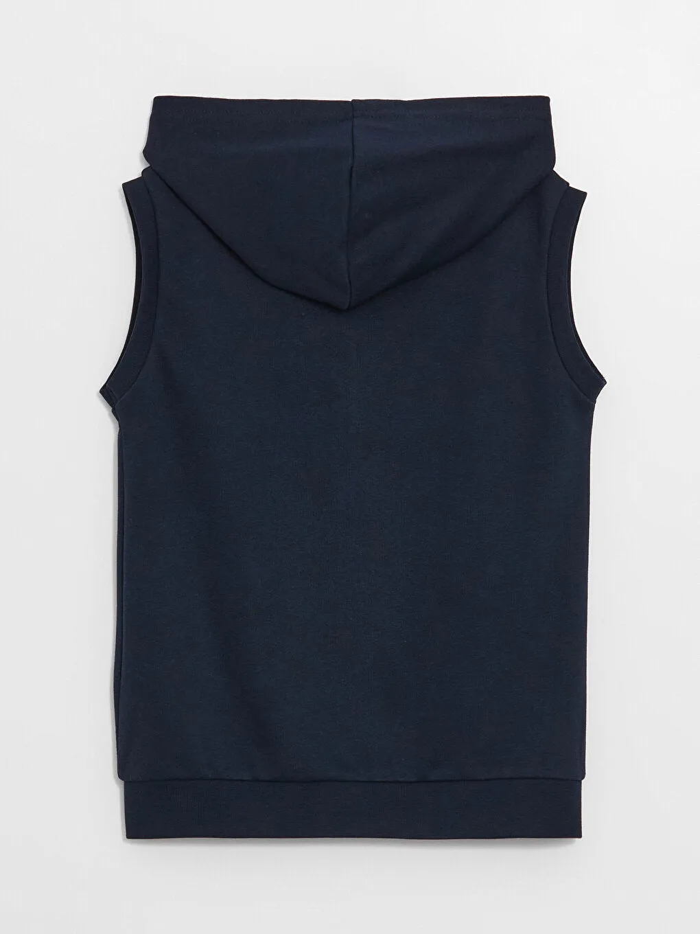 Hooded Basic Boys Zippered Vest
