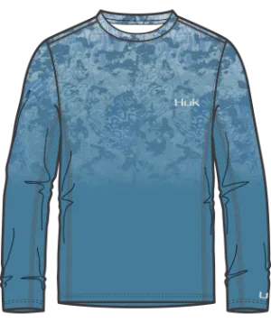 HUK ICON X TIDE CHANGE FADE LONG SLEEVE - EXUMA