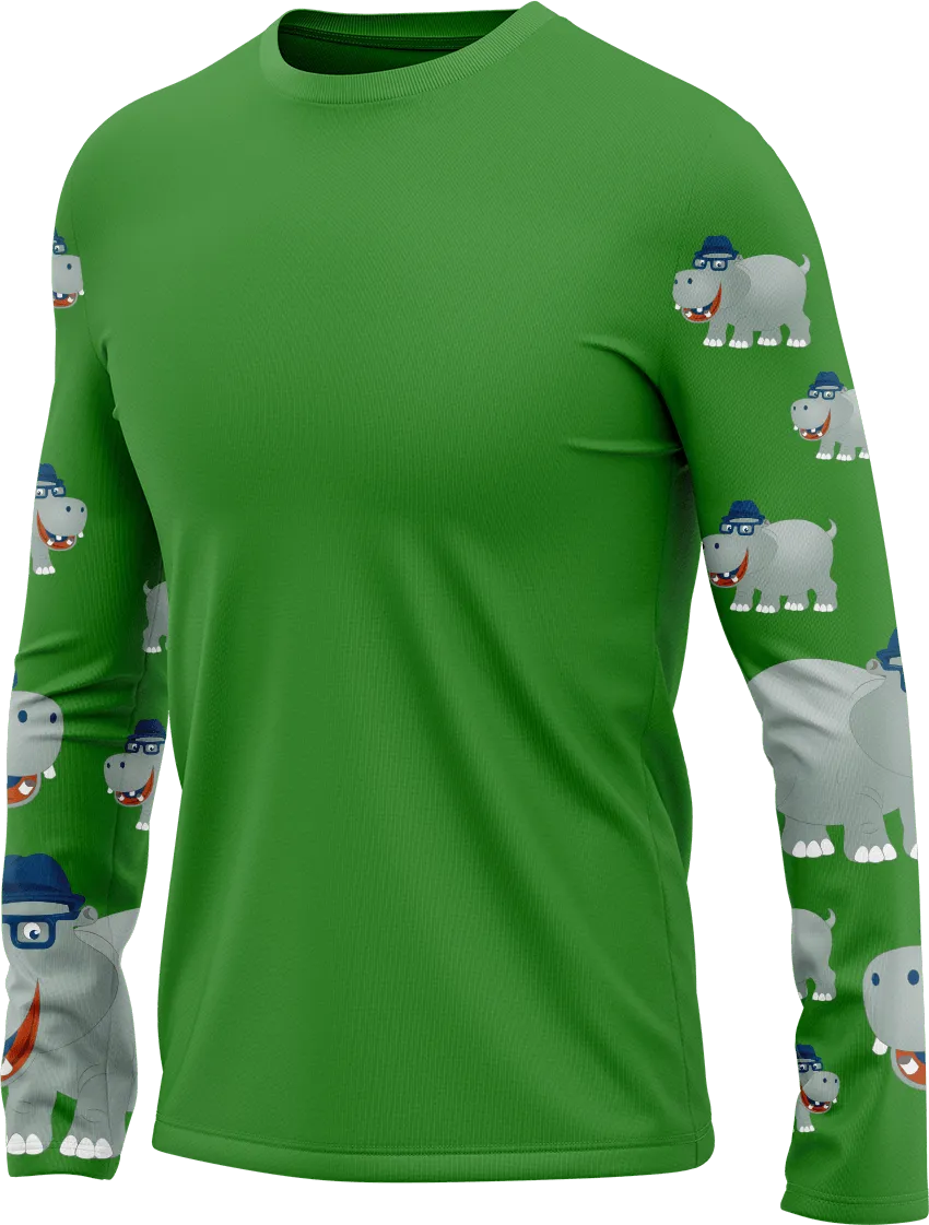 Hungry Hippo Rash Shirt Long Sleeve