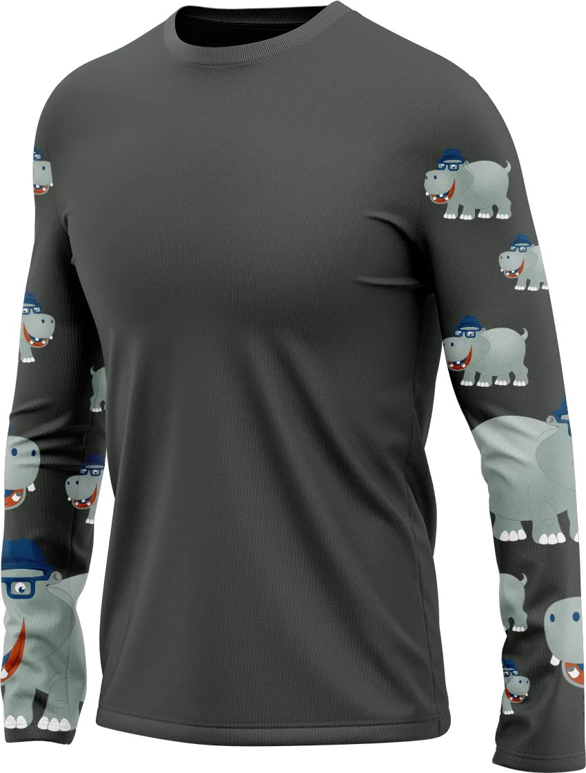 Hungry Hippo Rash Shirt Long Sleeve