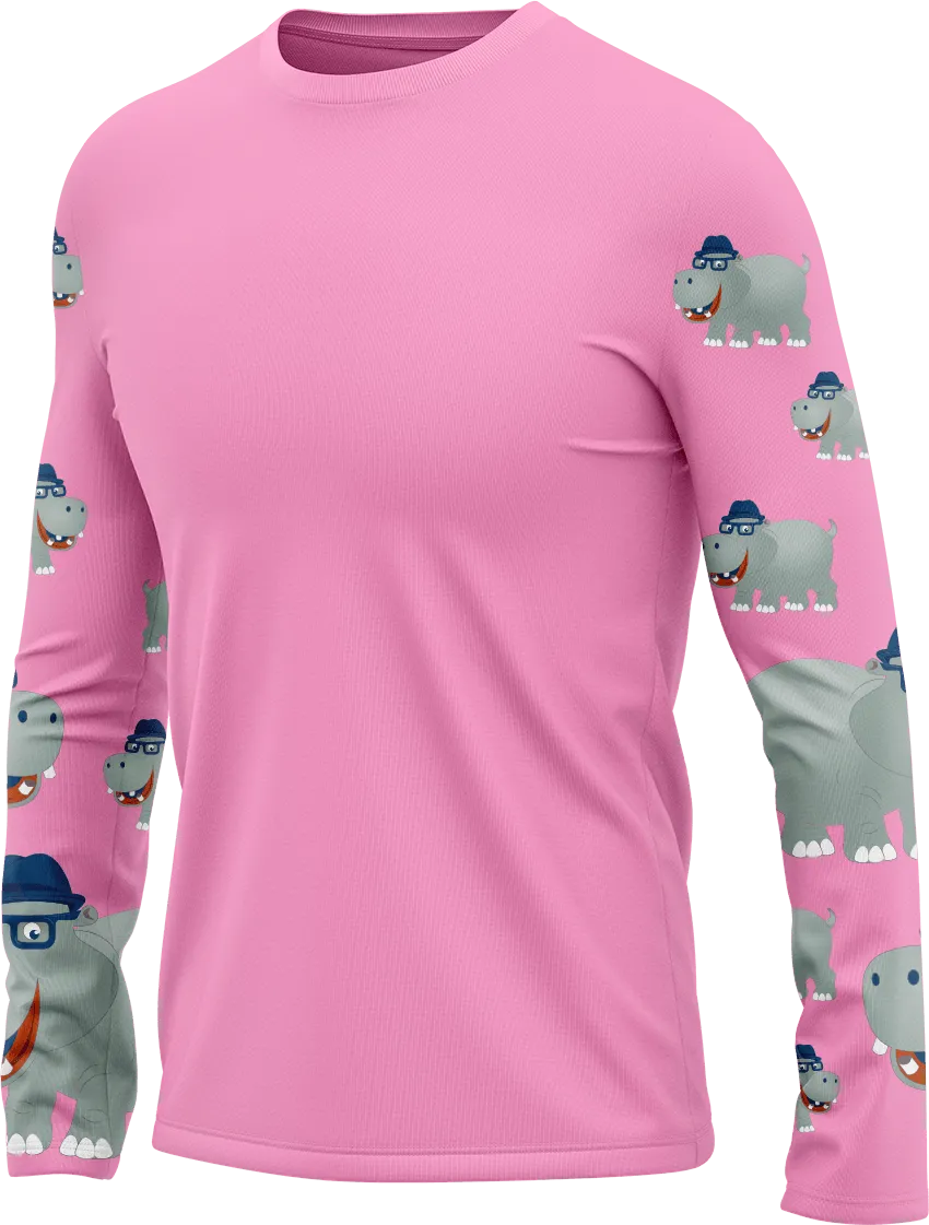 Hungry Hippo Rash Shirt Long Sleeve