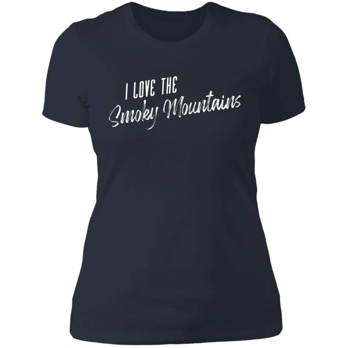I Love the Smoky Mountains (White) - Women's Tee