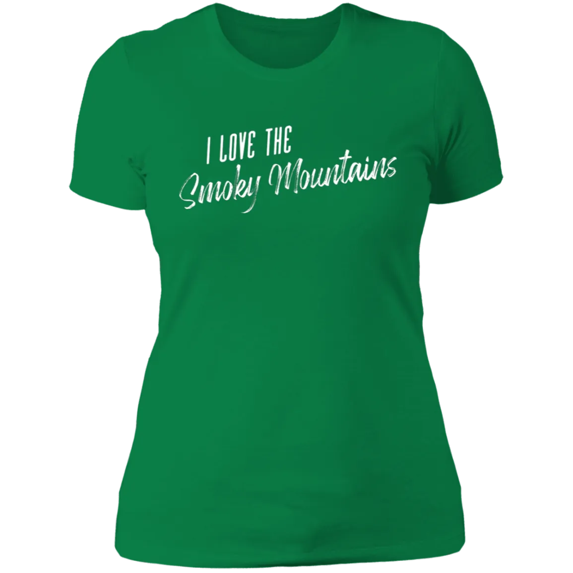 I Love the Smoky Mountains (White) - Women's Tee