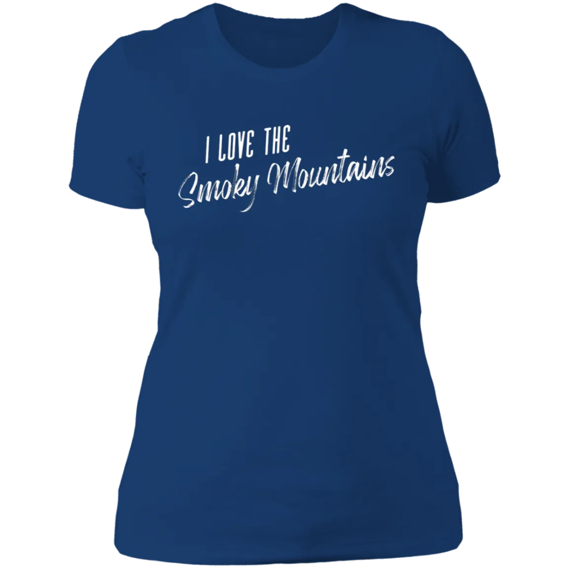 I Love the Smoky Mountains (White) - Women's Tee