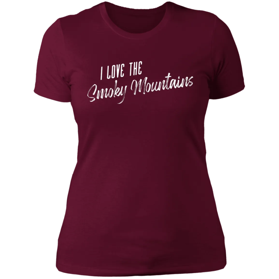 I Love the Smoky Mountains (White) - Women's Tee
