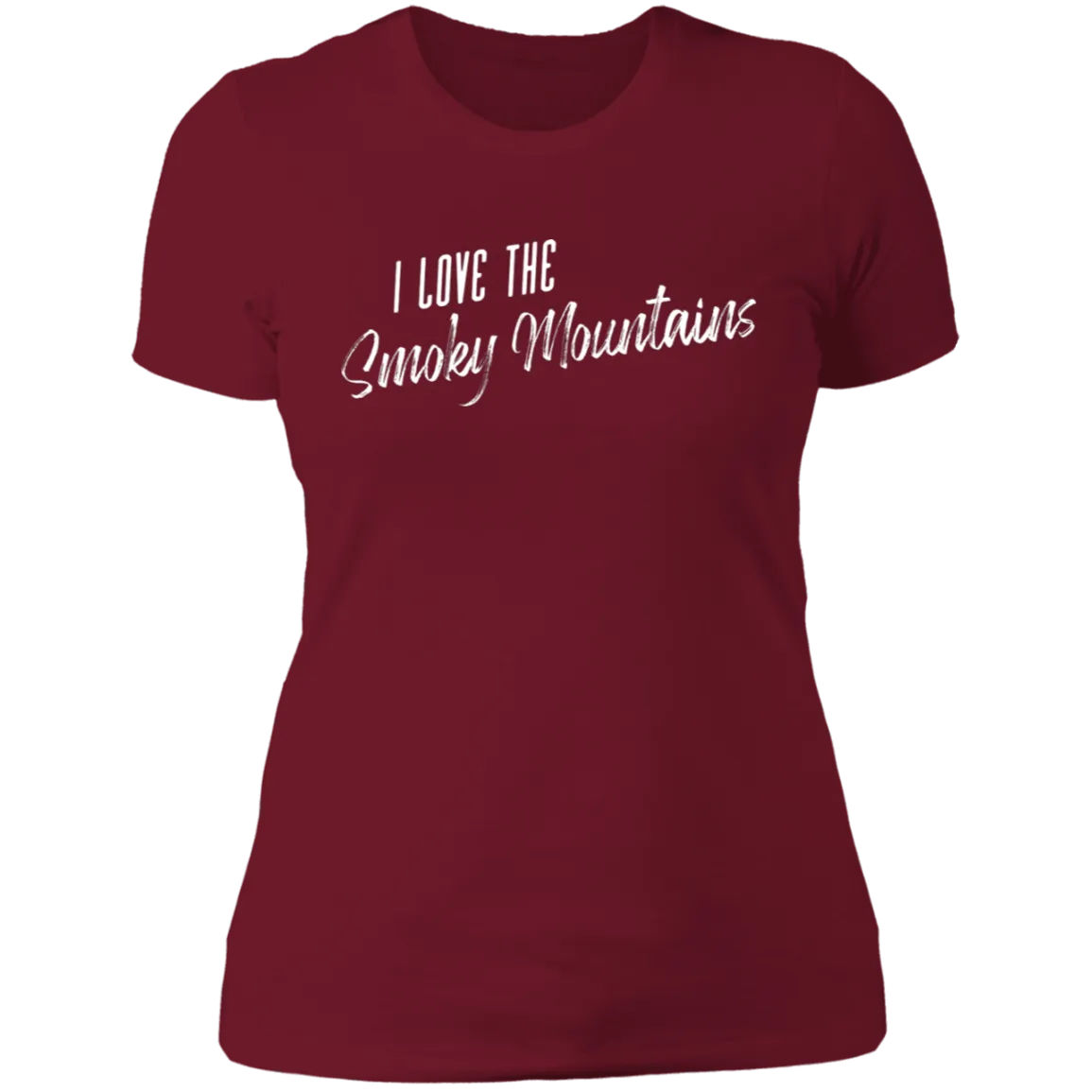 I Love the Smoky Mountains (White) - Women's Tee