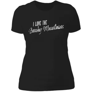 I Love the Smoky Mountains (White) - Women's Tee