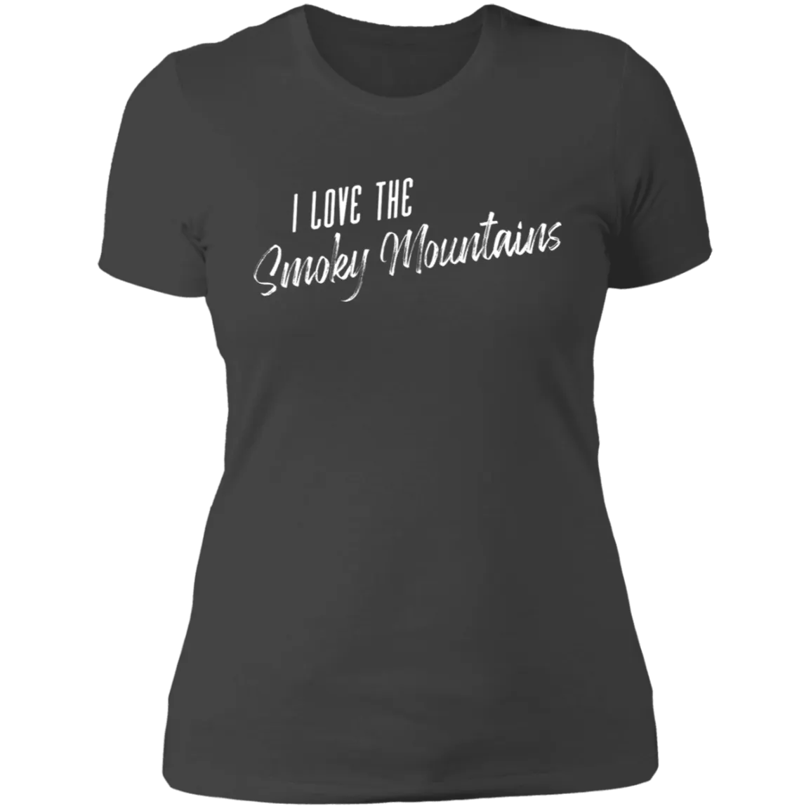 I Love the Smoky Mountains (White) - Women's Tee