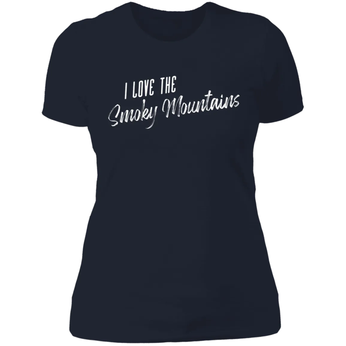 I Love the Smoky Mountains (White) - Women's Tee