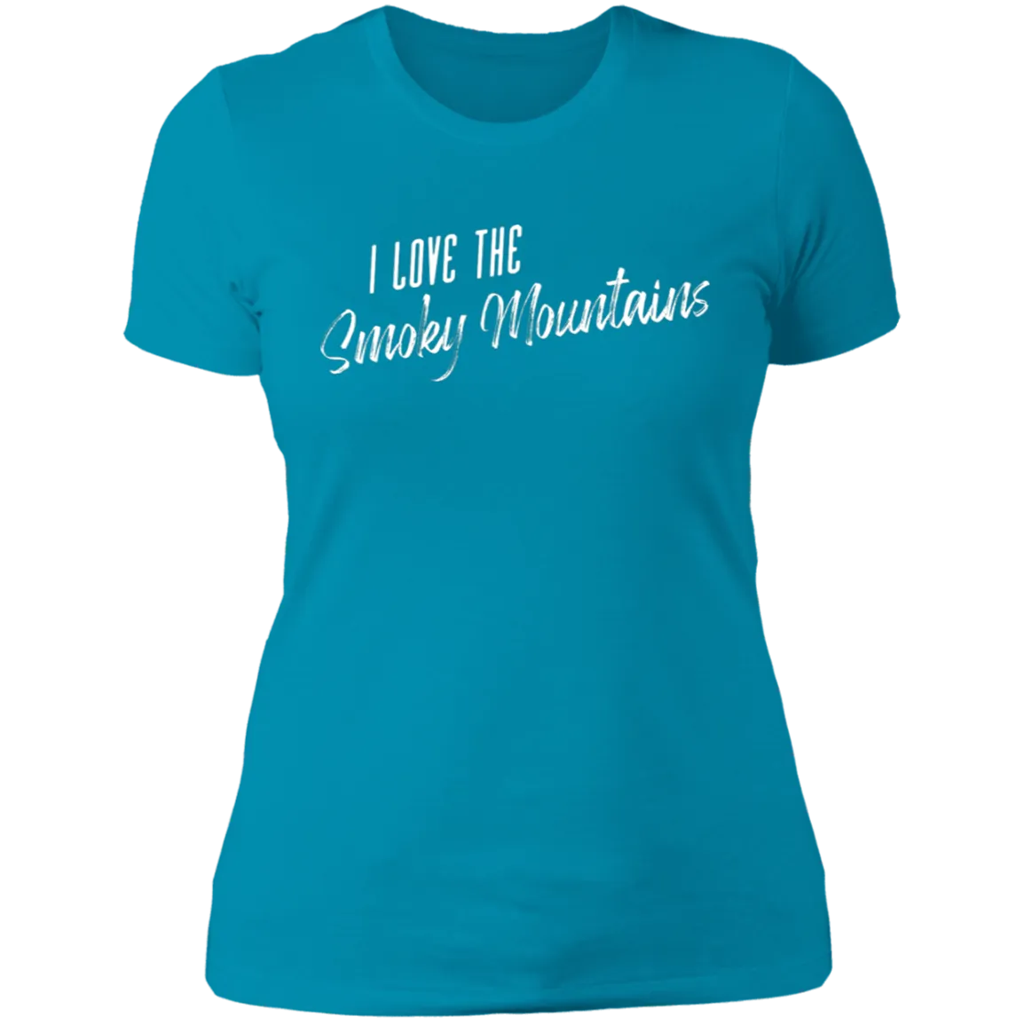 I Love the Smoky Mountains (White) - Women's Tee