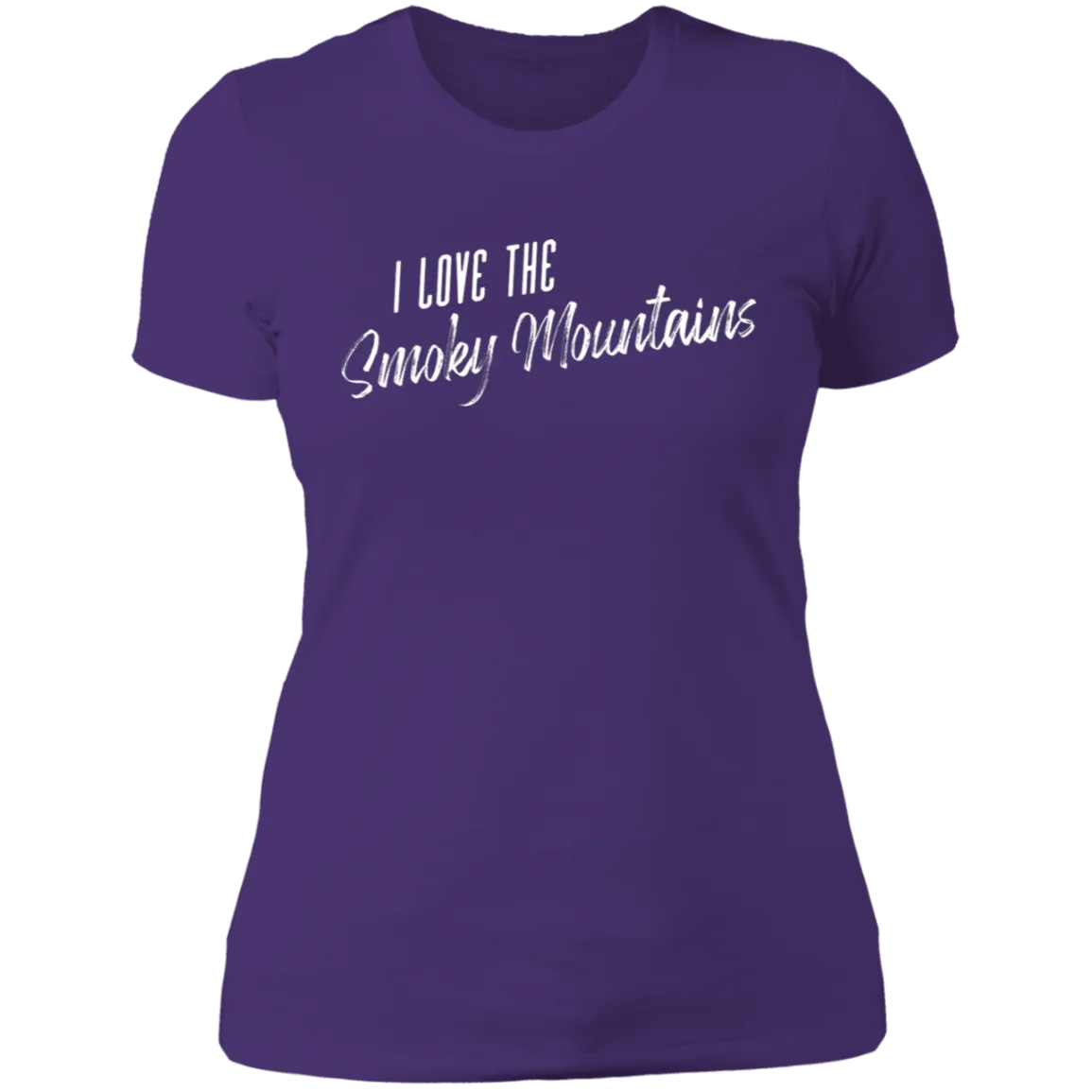 I Love the Smoky Mountains (White) - Women's Tee
