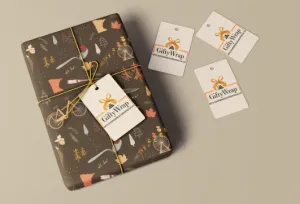 Iconic MN Dark Green Gift Wrap