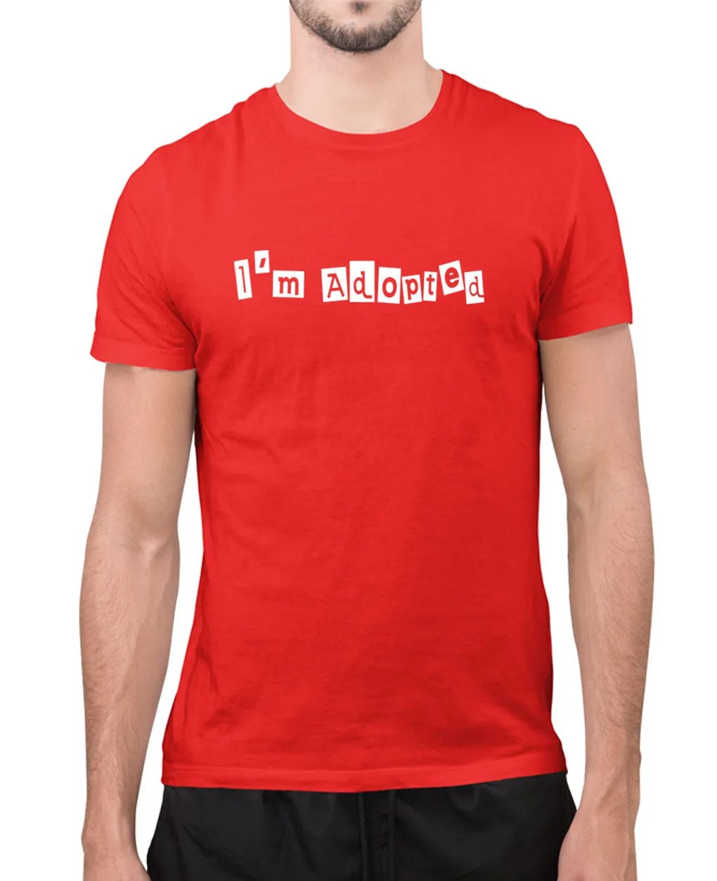 I'm adopted funny t-shirt, novelty t-shirt