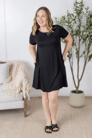IN PRODUCTION Roxy Swing Tunic Dress - Black
