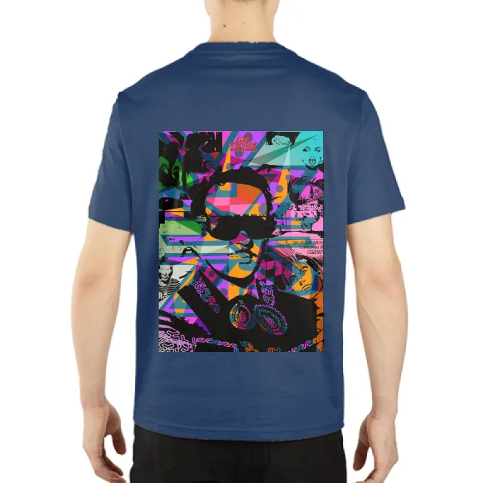 Infante DeLa Parra Men's  Casual V-Neck Short Sleeve T-Shirts