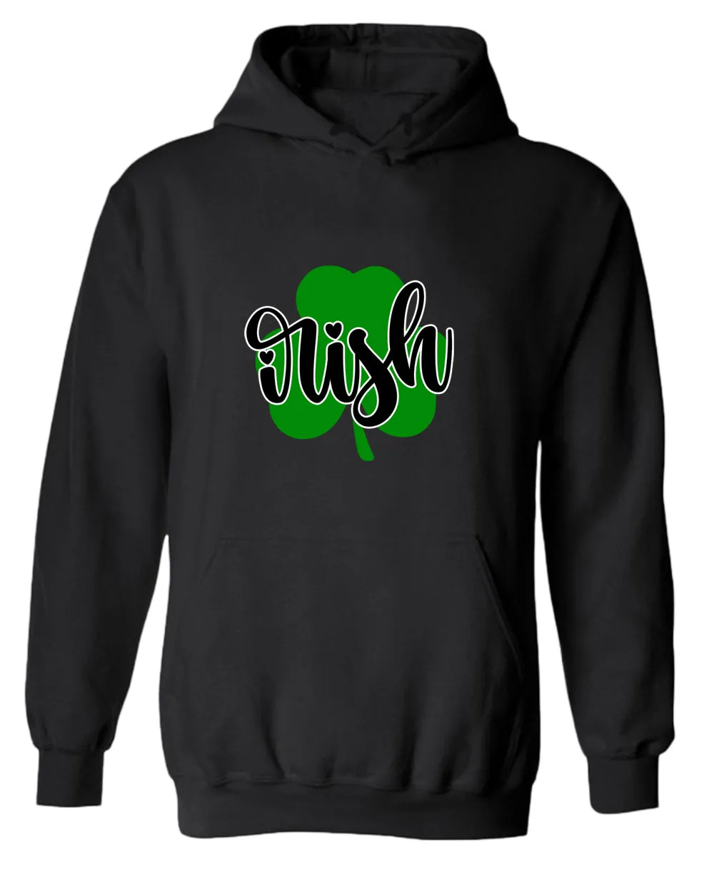 Irish clover shamrock hoodie women st patrick's day hoodie