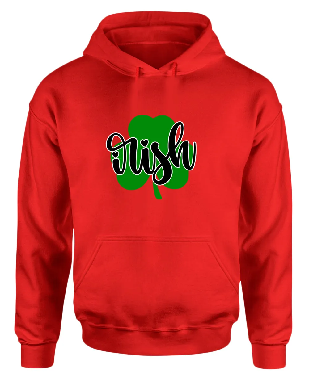 Irish clover shamrock hoodie women st patrick's day hoodie