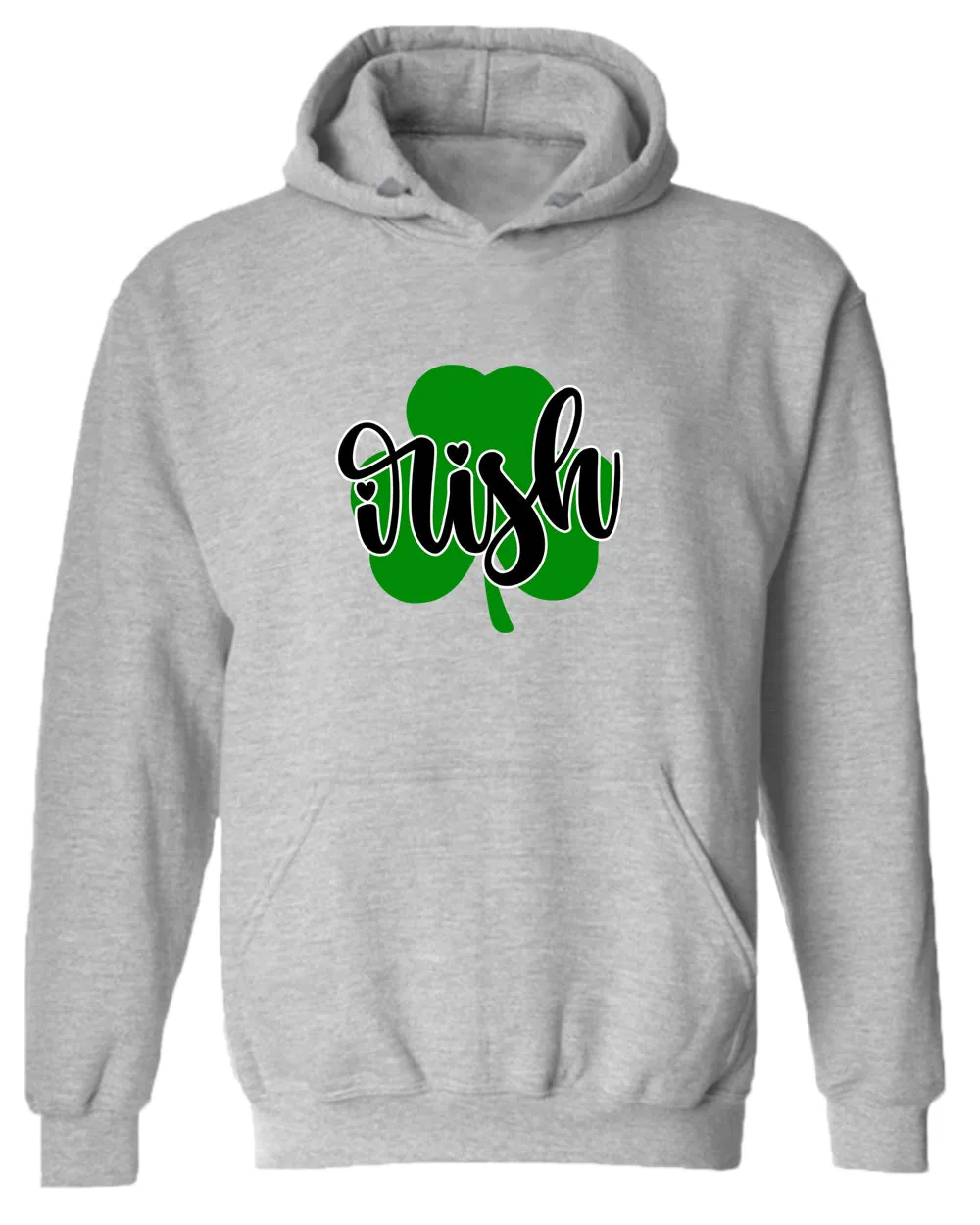 Irish clover shamrock hoodie women st patrick's day hoodie