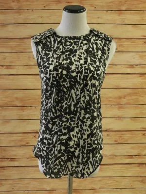 Isabel Marant Women's Top: Black 100% Silk Size 2, Pre-owned