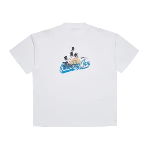 Island Logo Tee - White