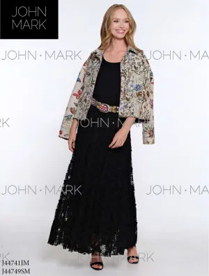 John Mark Belted Skirt