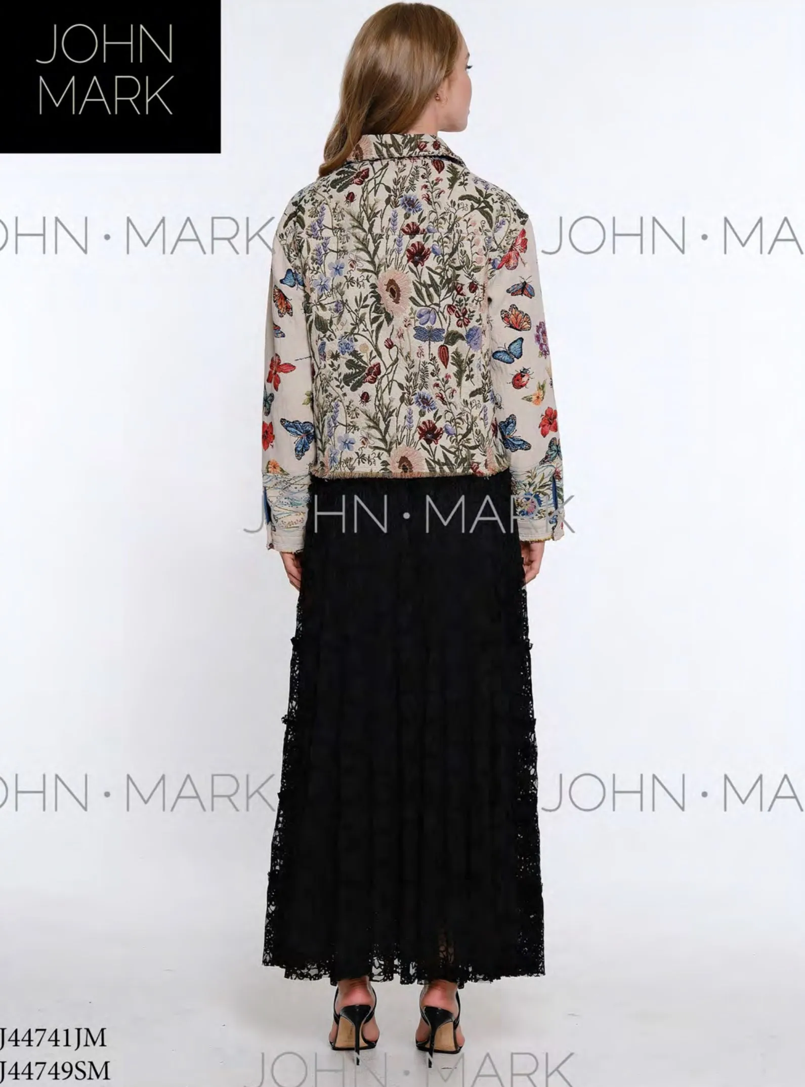 John Mark Belted Skirt
