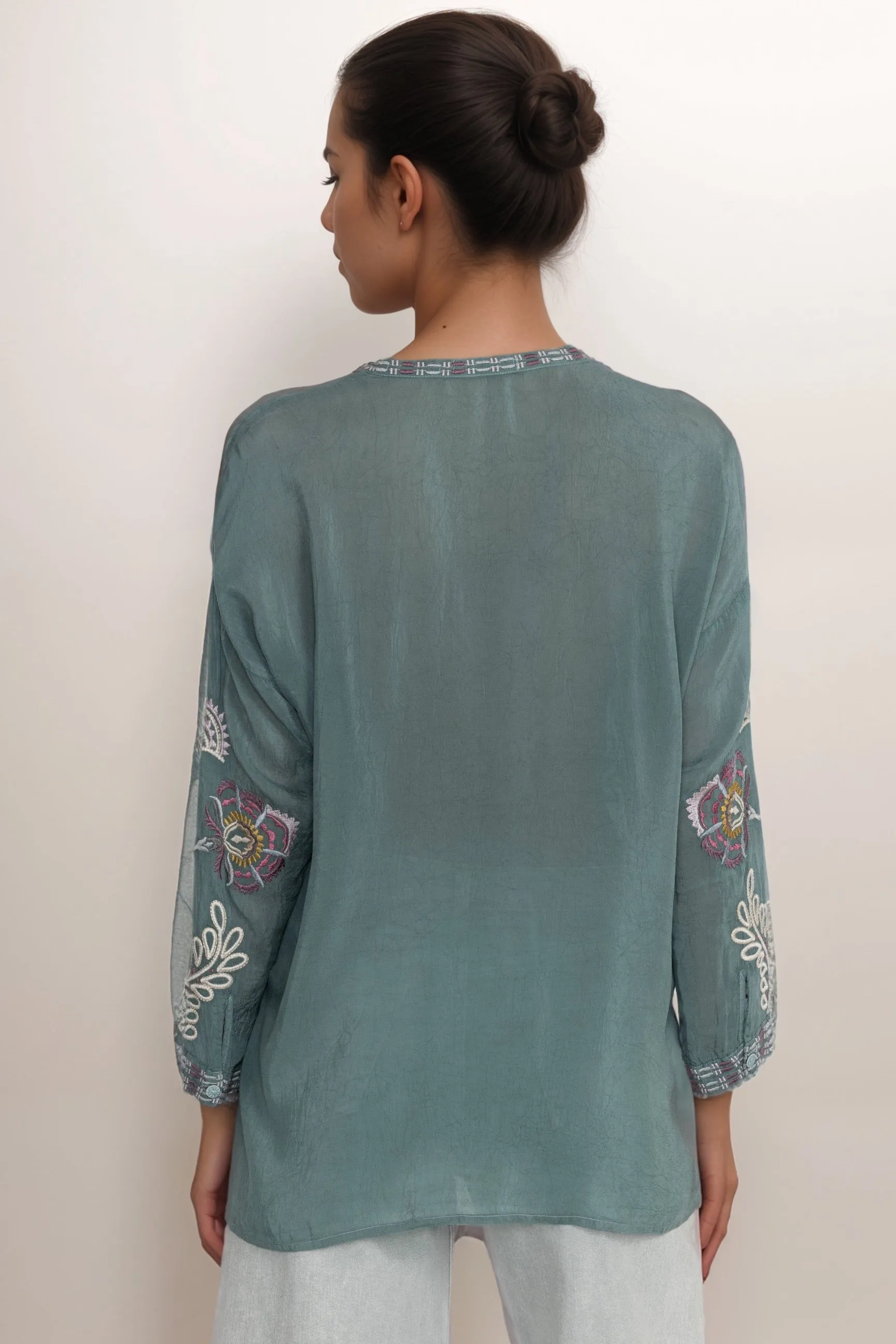 Johnny Was Martina Slim Audrey Tunic Top C21124 *