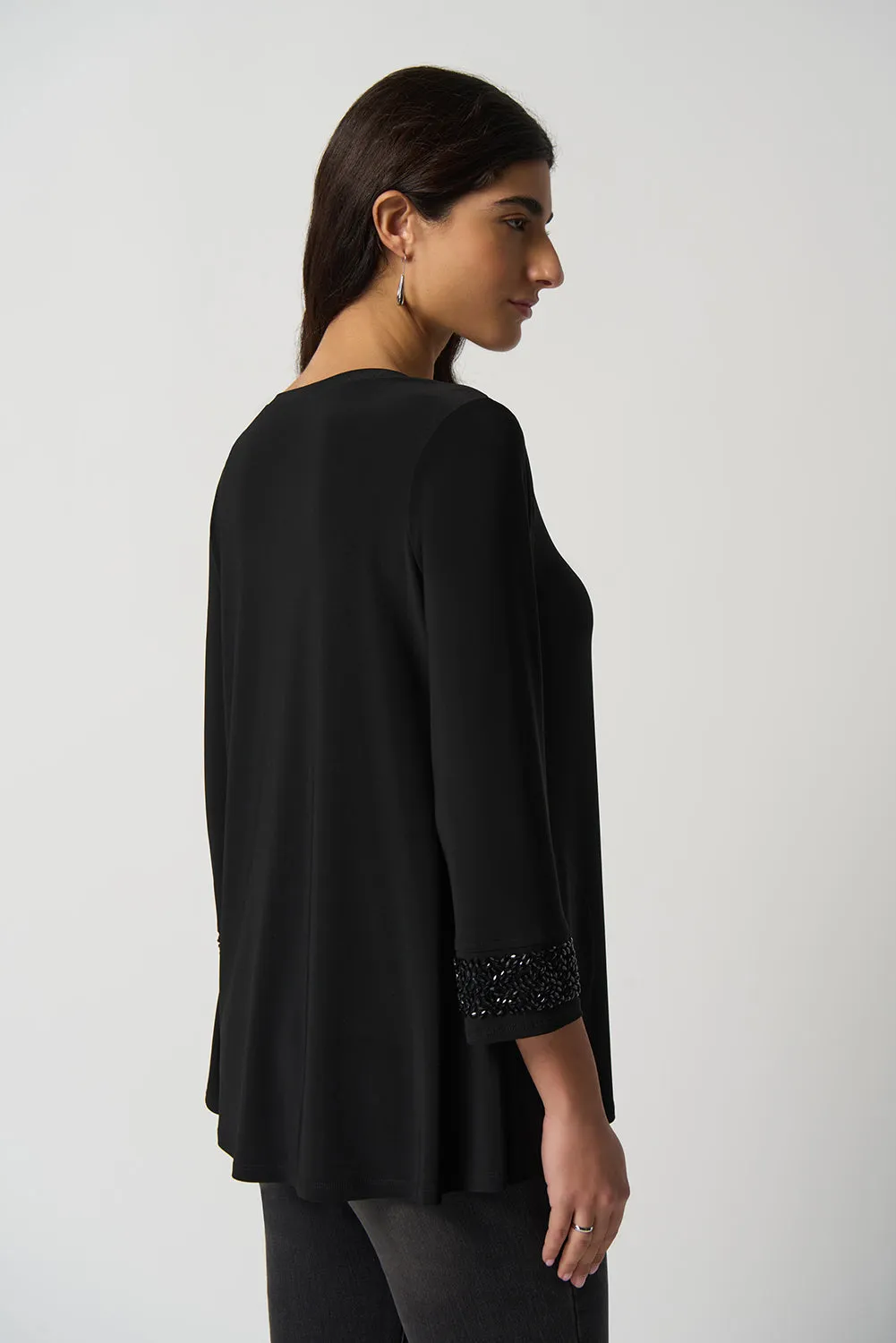 Joseph Ribkoff V-Neck Long Sleeve Tunic Jr233079