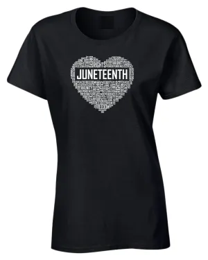 Juneteenth freedom, right unity t-shirt