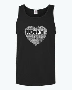 Juneteenth freedom, right unity tank top