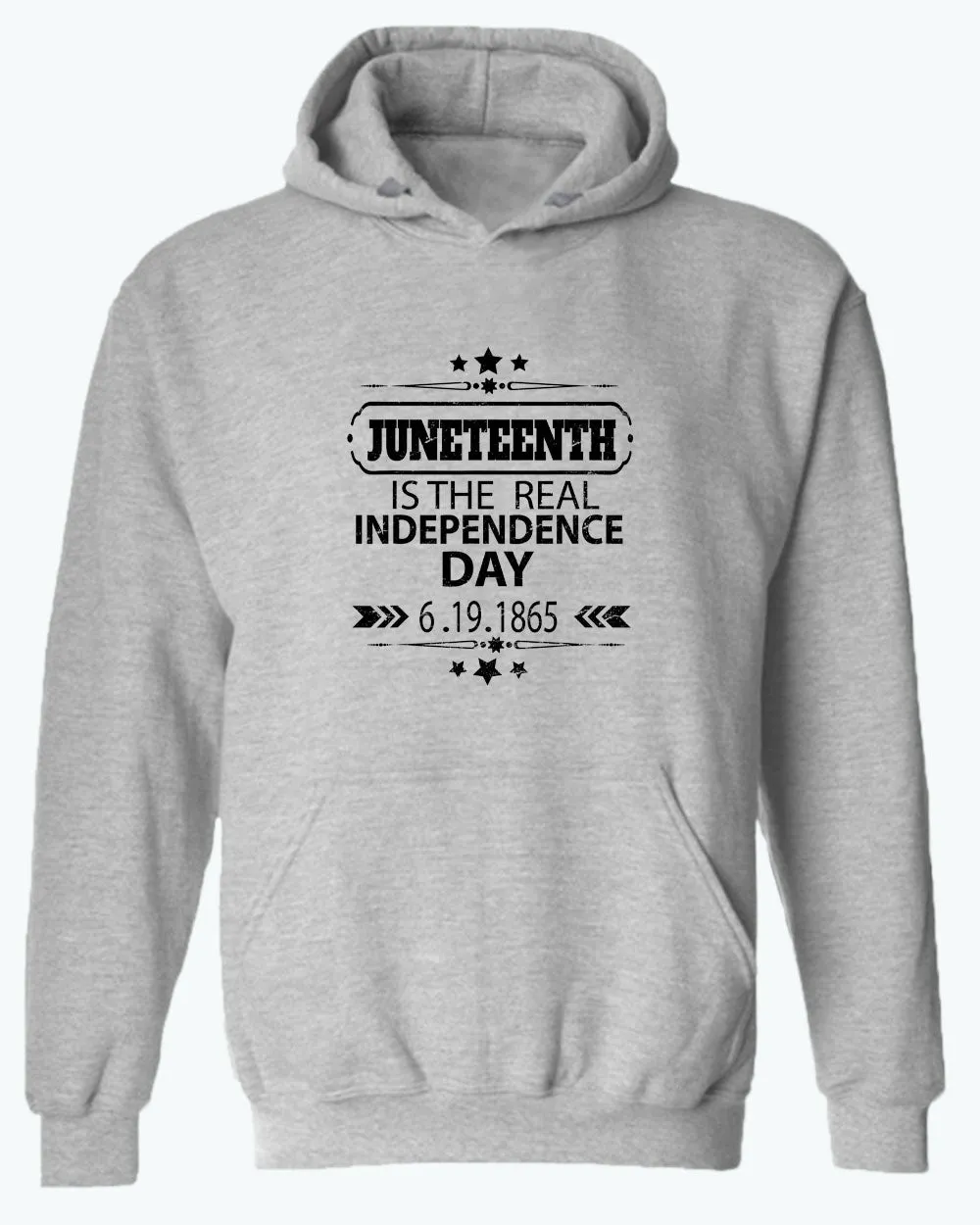 Juneteenth is the real independence day hoodie