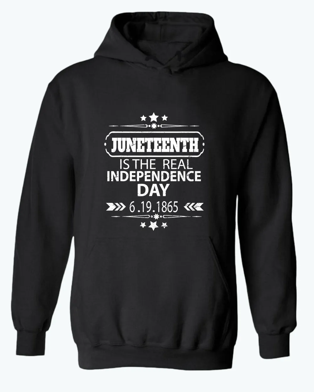 Juneteenth is the real independence day hoodie