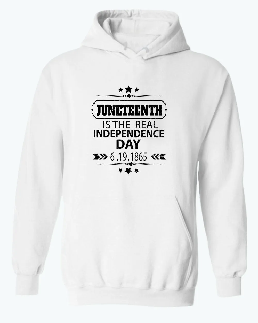 Juneteenth is the real independence day hoodie