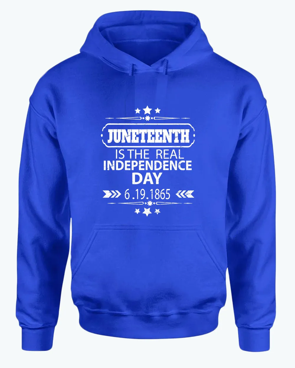Juneteenth is the real independence day hoodie