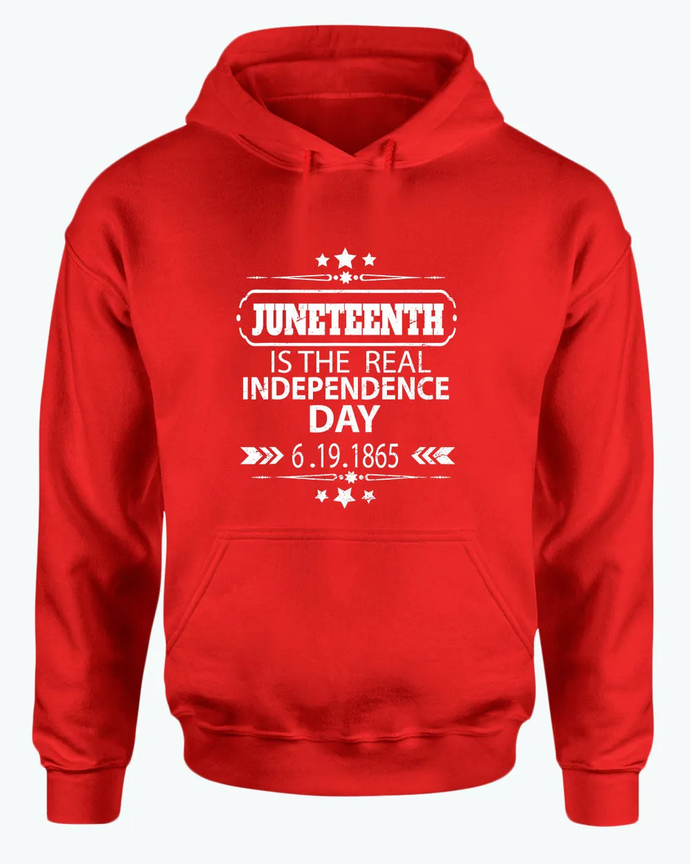 Juneteenth is the real independence day hoodie