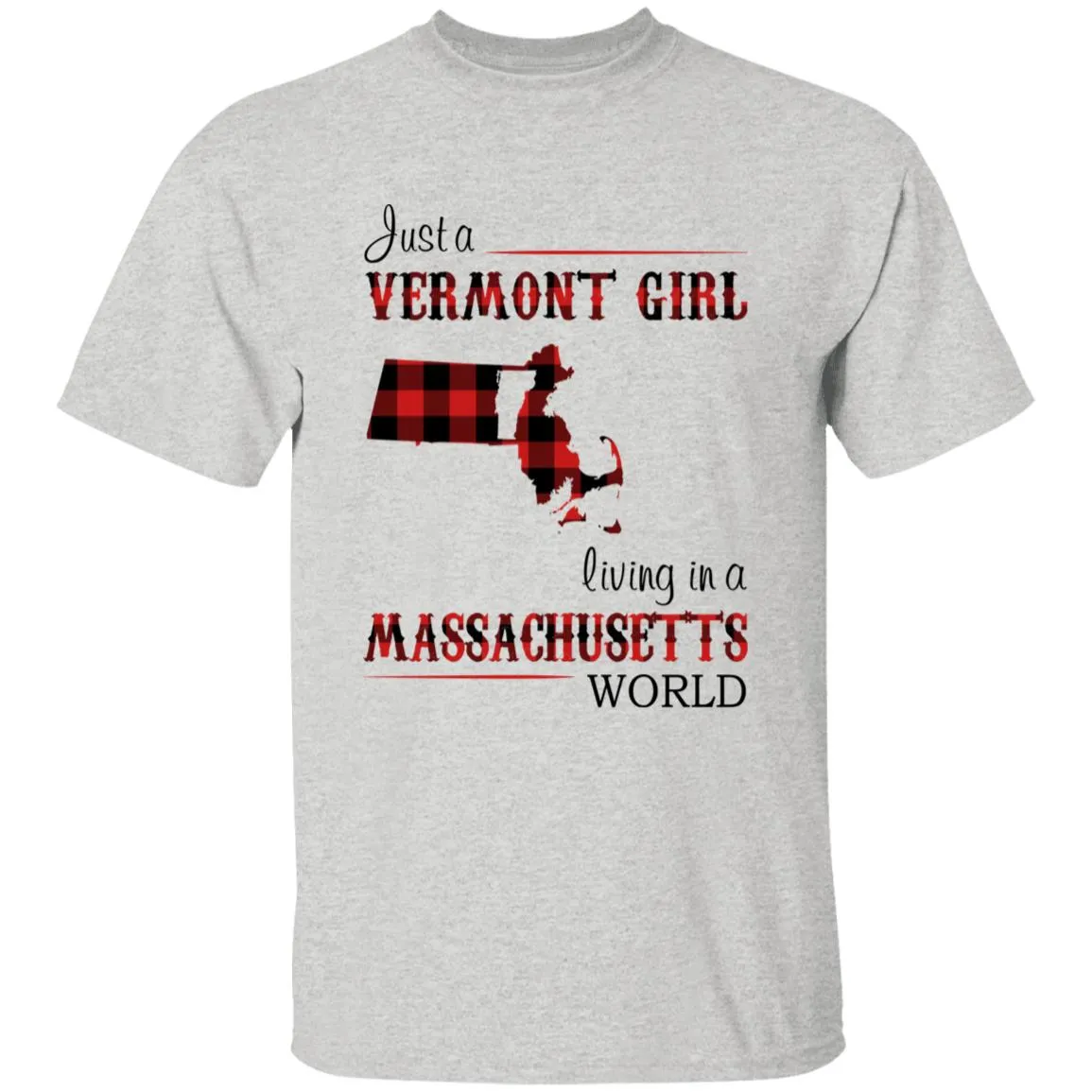 Just A Vermont Girl Living In A Massachusetts World T-shirt