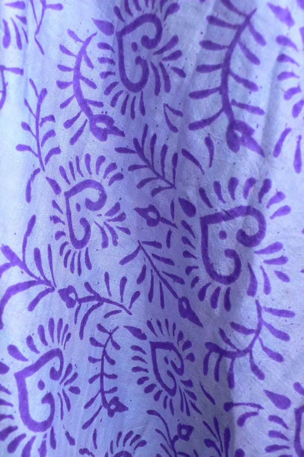Kaftan style tunic dress with hand embroidery