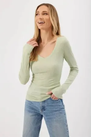 Kayla Top - Mint Sage